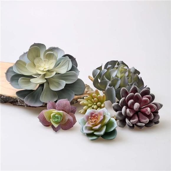 Artificial Succulents - 15 Pack - Premium Unpotted Artificial and Realistic - Picture 2 of 7